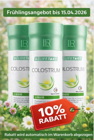 3er Set LR Colostrum Direkt 100% Kuh-Kolostrum Flüssig Liquid – LR VIP
