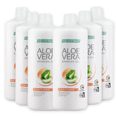 6er Spar-Set LR ALOE VERA DRINKING GEL Pfirsich