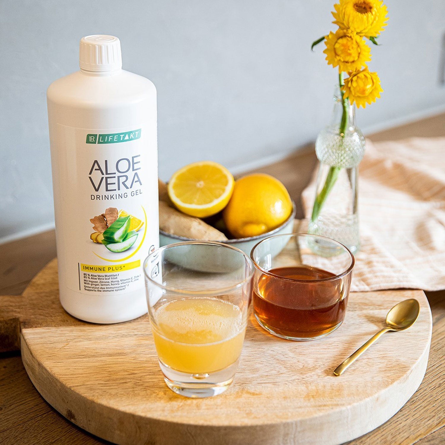 6er Spar-Set Aloe Vera Drinking Gel Immune Plus